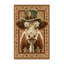 Tapis moelleux et moelleux à motif abstrait moderne et contemporain St Patties brun et beige-911152687
