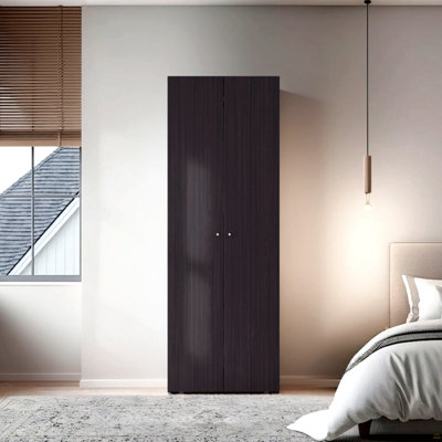 H 66,9 po, 2 portes, 2 tablettes