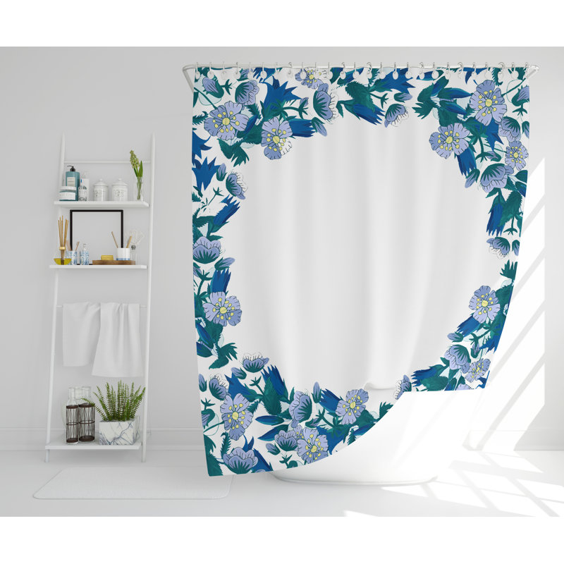Hornice Polyester Shower Curtain, 168cm H x 168cm W
