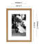 Cadre photo avec passe-partout Damaine - Bois d'ingénierie et verre incassable-1948749581-1948747989