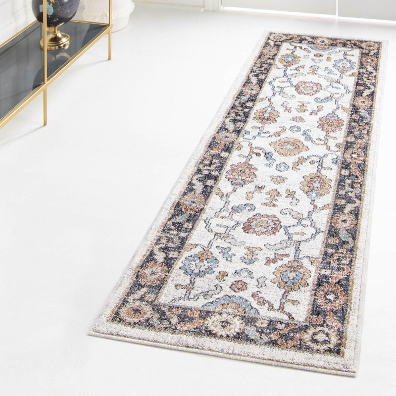 Erica Floral Indoor Rug, Runner 2'7" x 12'