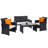 Ameline 4 - Person Patio Conversation Set with Cushions