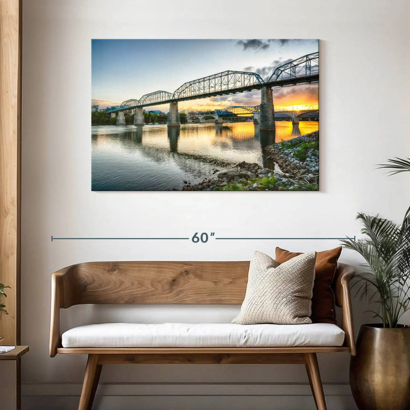 Sireci Tennessee's Walnut Street Bridge, 30" H x 45" W