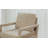 Mid-Century Armchair , Accent Chair with Chenille Armrest & Soft Cushion-1590430610