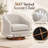 31″ Upholstered Swivel Barrel Chair, Fabric Accent Chair For Living Room, Bedroom-229535114