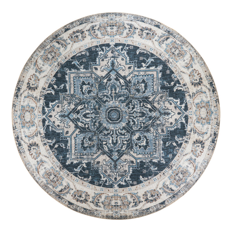 Round Moraal Oriental 200cm X 200cm Area Rug