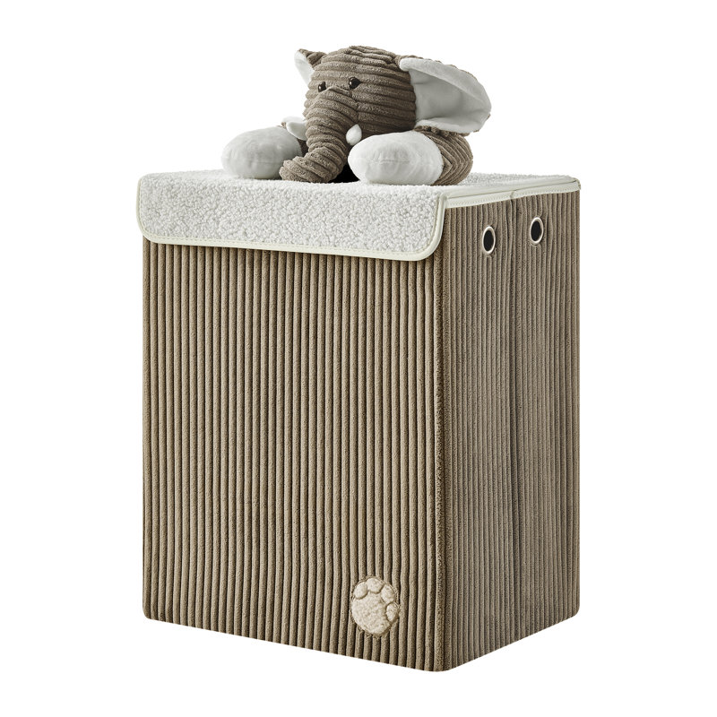 Collapsible Laundry Hamper with Lid