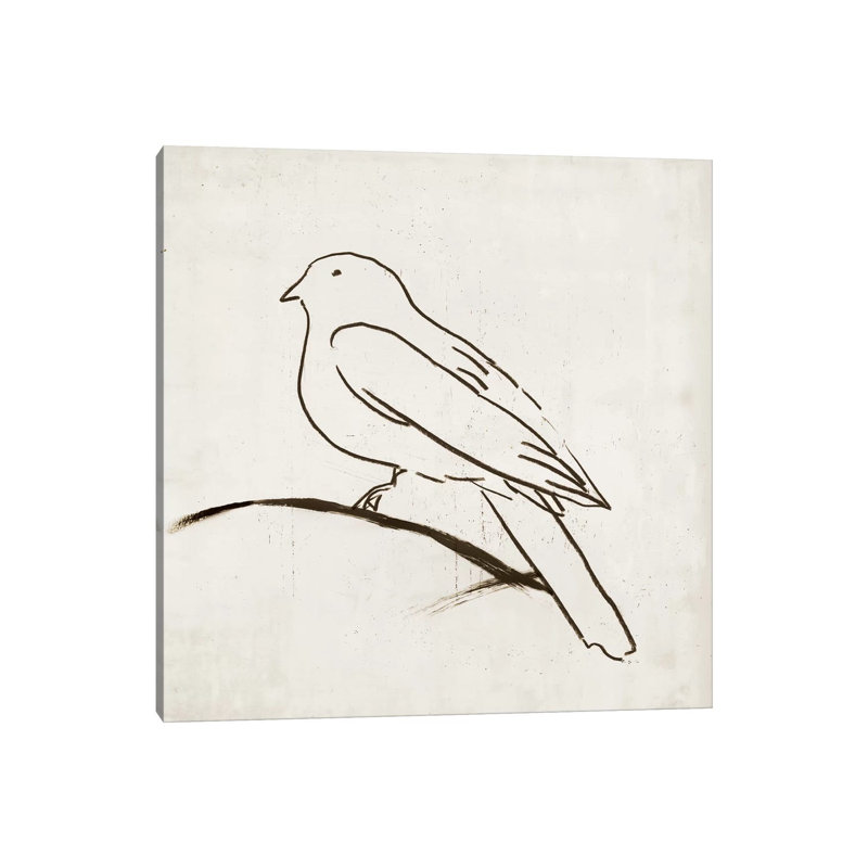 Bird I by Tom Reeves - Wrapped Canvas Painting, 30.48 cm H x 30.48 cm W
