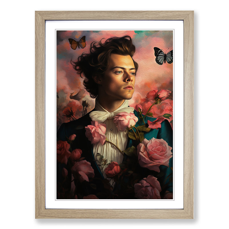 Harry Styles Romanticism - Framed Print