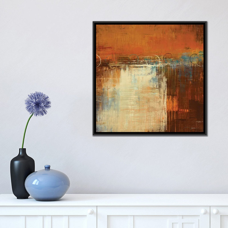 «In the Distance», reproduction sur toile, H 18 po x l 18 po x P 1,5 po, Toile avec cadre noir