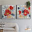 «Indian Summer Bouquet I», ensemble de 2 reproductions d'art encadrées-1381059081-1381059083-1386923328