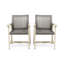  Chaise en bois et osier (ensemble de 2)-1912389729