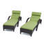 Barcelo Reclining Chaise Lounge with Cushion-650311149