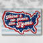 Retro USA - Toile tendue avec châssis encadré - Prêt à accrocher-241304696-241304698