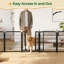 Clôture pliable pour chien avec porte