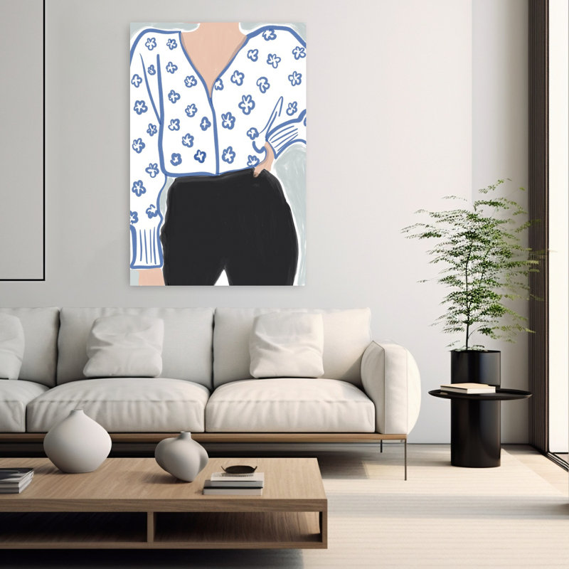 Art contemporain contemporain abstrait, H 60 po x l 40 po