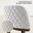 Modern Upholstered Solid Wood Dining Chair With Arms-522205014