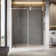56"-60" W X 72" H Single Sliding Frameless Shower Door with Upgraded 3/8" Tempered Clear Glass