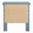 Teal Elegance Nightstand With Drawers