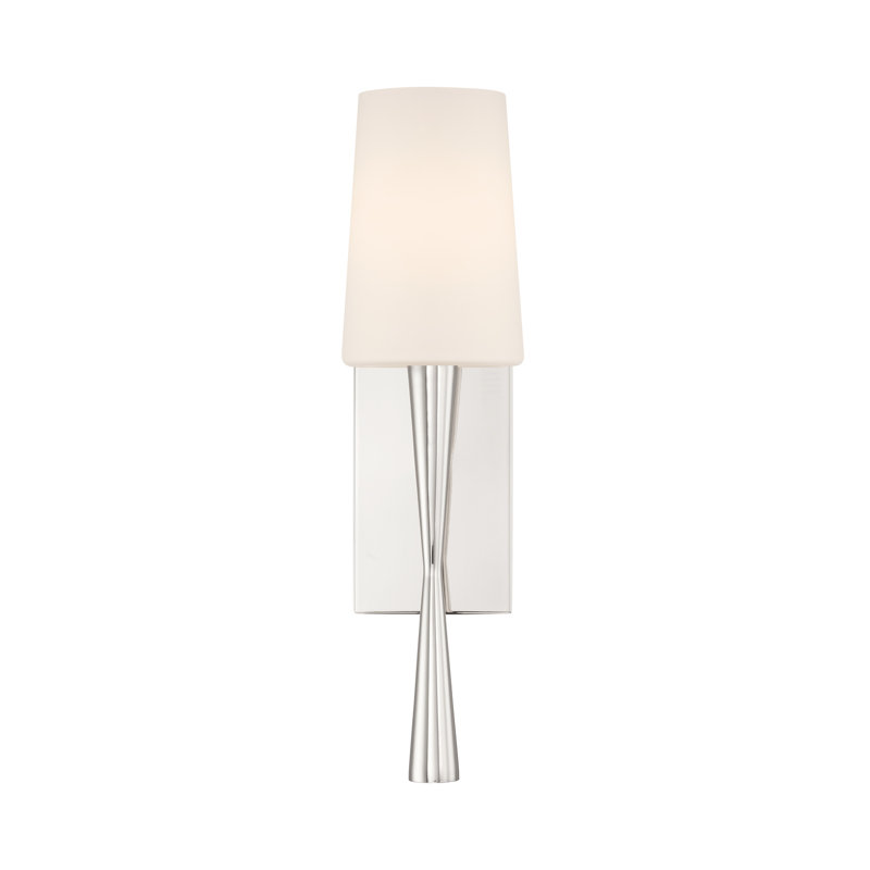 Aysegul 5'' Polished Nickel Sconce, Polished Nickel
