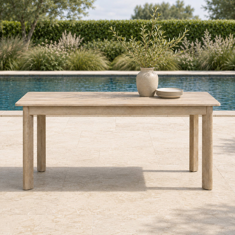 Rectangular Acacia Outdoor Dining Table