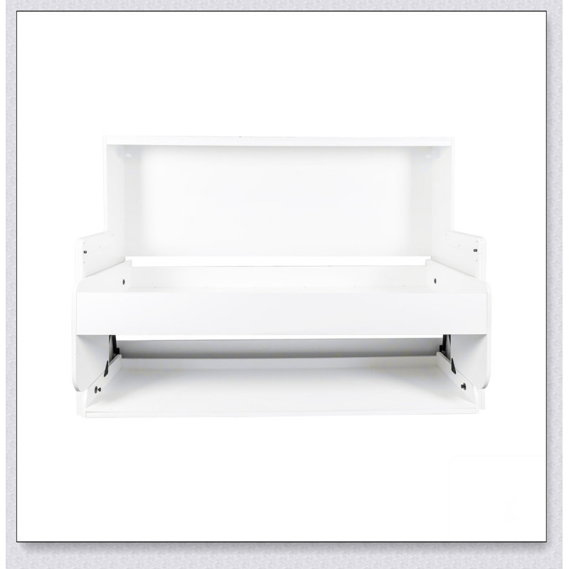 Lit simple extra-long blanc