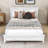 Zachai Wood Platform Bed Frame with Headboard-676043136-676043142