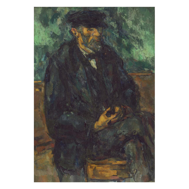 The Gardener, Vallier, Paul Cézanne, estampe numérique, H 28 po x l 22 po