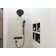 XtraStoris Individual Wall Niche Matte Black with Design Frame 15.38" x 15.38" x 4"