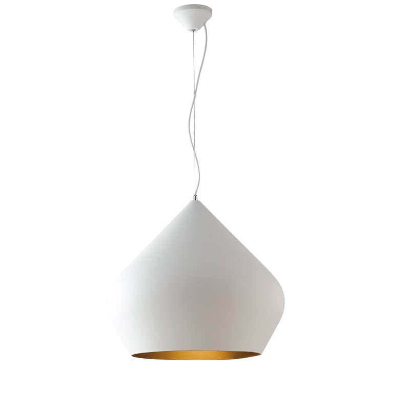 Littleton 1 - Light Teardrop Pendant, White