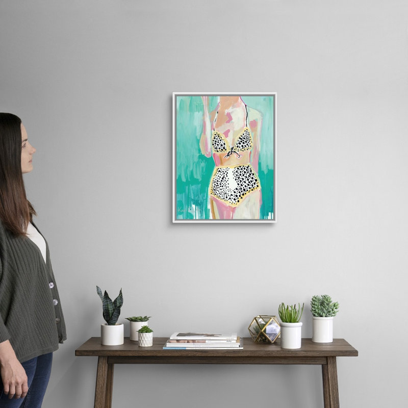 « Bumblebees » par Kait Roberts-impression sur toile, H 22 po x l 18 po x P 1,75 po, Toile blanche encadrée