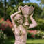 71 po Grande statue de dame portant un pot de fleurs - Dariia-977023577