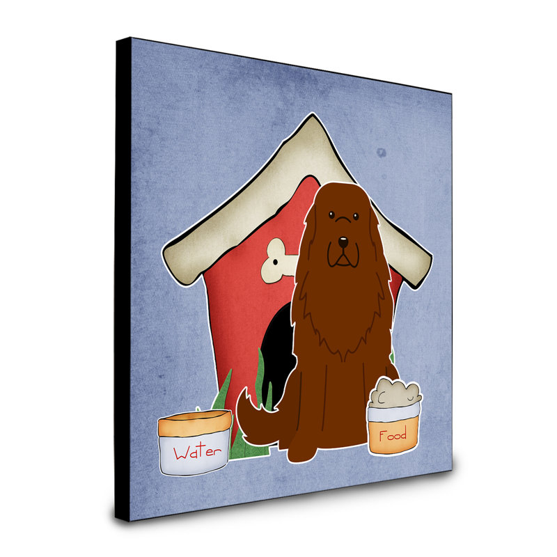 Panneau mural d’art collection dog house Scarvinia, Berger du Caucase