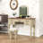 Makeup Vanity with Mirror, Drawers and Leather Stool