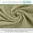 Willow 4 Pieces Hand Towel Set – 100% Combed Cotton, Premium Quality 630 GSM, Green, Ultra-Soft & Highly Absorbent (4 Hand Towels)-120631029-120631035