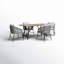Ensemble de salle à manger rectangulaire pour 4 personnes 32 po Margaux-1265561081