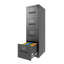 Classeur vertical à 4 tiroirs avec serrure verticale en métal pour bureau à domicile-120691119