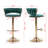 Swivel Upholstered Adjustable Height Counter Stool-1654386482