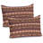 Ambesonne Colourful Pillow Sham 2 Pack Aztec Style Arrow 36"x20" Multicolor-100394832