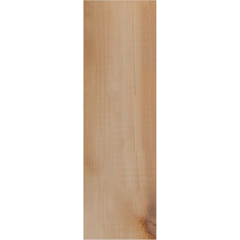 Queue Monterey, Cèdre rouge, 12" H x 48" W x 3.5" D