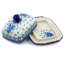 Forget Me Not Stoneware Butter Dish