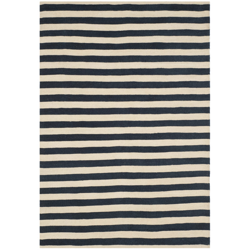 Ralph Lauren Canyon Stripe Wool Striped Rug, Rectangle 4' x 6'