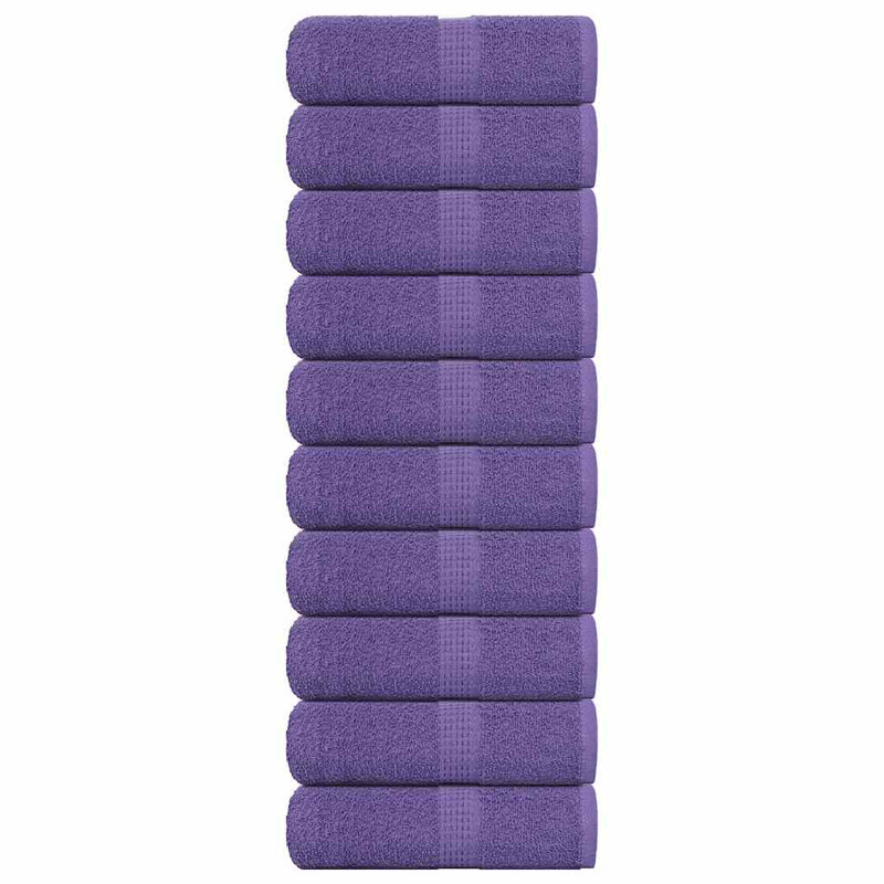 Semyon 100% Cotton Fingertip Towel, Purple