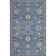 Greer Hand-Tufted Microloop Pile Wool Traditional Medallions Area Rug Blue Tan Ivory