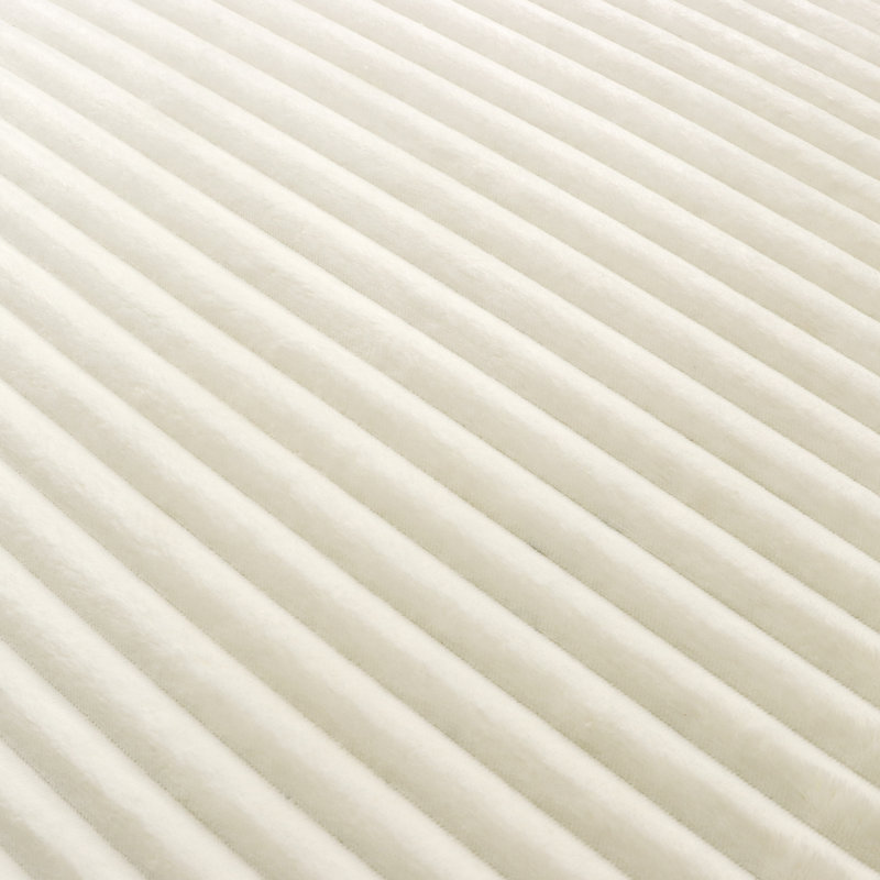 Canapé modulaire en forme de L 96 po Cloud, velours côtelé beige, 3 places, mousse et ressort, certifié écologique