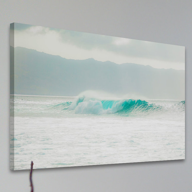 « ice bain » par morgan j hartley, reproduction d’art sur toile tendue, H 12 po x l 18 po x P 1,5 po