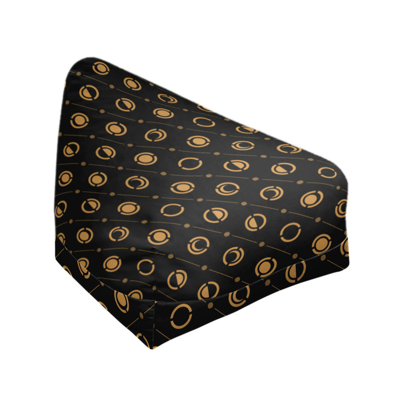 Housse de sac de pois, Orange foncé, H 38 po x l 42 po x P 29 po, Bourre en polyester