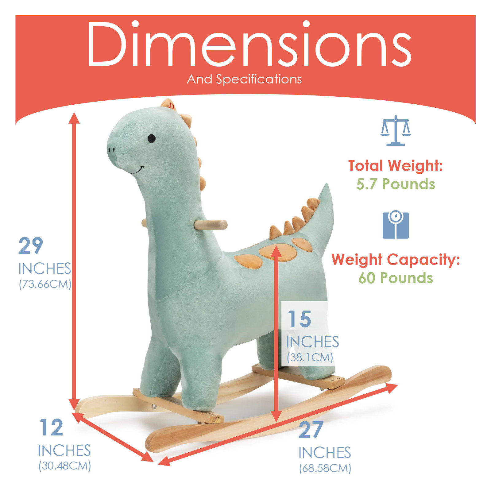 Dinosaur Rocking Horse
