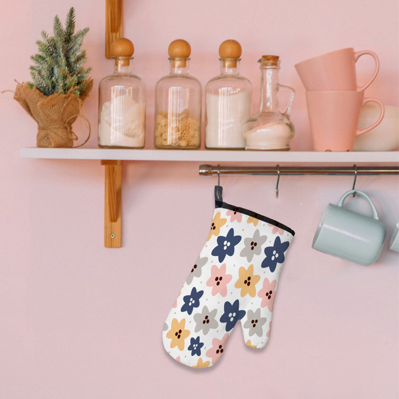 Sergé en coton Flirty Blossoms
