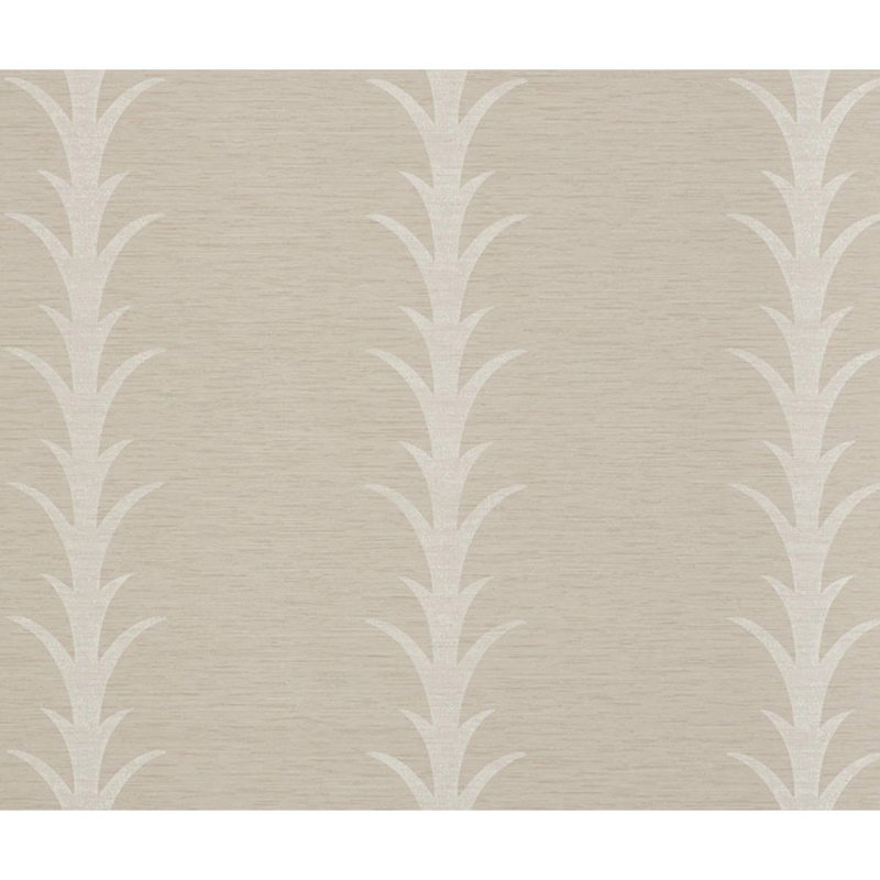 Papier peint en vinyle Schumacher x Celerie Kemble, Taupe